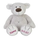 Personalisiertes Stofftier Teddyb&auml;r * Kuscheltier mit Name * Pl&uuml;schtier zur Geburt  * Babygeschenk