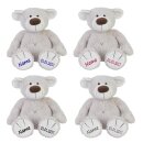 Personalisiertes Stofftier Teddyb&auml;r * Kuscheltier mit Name * Pl&uuml;schtier zur Geburt  * Babygeschenk