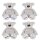 Personalisiertes Stofftier Teddyb&auml;r * Kuscheltier mit Name * Pl&uuml;schtier zur Geburt  * Babygeschenk