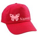 Junior Kinder CAP Schmetterling mit Namen oder Text...