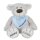 Personalisiertes Stofftier Teddyb&auml;r * Geschenkset Halstuch * Kuscheltier mit Name * Pl&uuml;schtier zur Geburt  * Babygeschenk