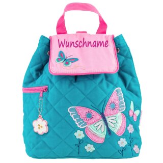 Rucksack Kindergartentasche mit Namen bedruckt Motiv Schmetterling