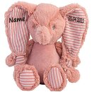 Personalisiertes Stofftier Elefant * Kuscheltier mit Name * Pl&uuml;schtier zur Geburt  * Babygeschenk