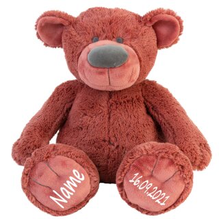 Personalisiertes Stofftier Teddyb&auml;r * Kuscheltier mit Name * Pl&uuml;schtier zur Geburt  * Babygeschenk