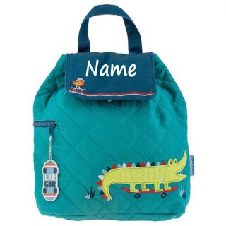 Rucksack Kindergartentasche mit Namen bedruckt Motive Krokodil