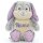 Stofftier Kuscheltier personalisiert Hase Sterne pink bestickt Motiv Name Lila