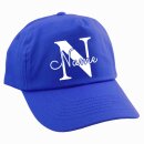 Personalisierte Cap f&uuml;r Kinder Baseball Kappe mit Name oder Wunschwort bedruckt f&uuml;r Jungen und M&auml;dchen Buchstabe