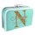 Baby Erinnerungsbox Koffer mit Namen und Geburtsdatum graviert Modell Buchstabe div. Ausf&uuml;hrungen