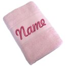 Handtuch Badetuch Badehandtuch aus 100% Baumwolle mit Namen personalisiert bestickt