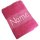 Handtuch Badetuch Badehandtuch aus 100% Baumwolle mit Namen personalisiert bestickt Pink 70x140cm