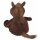 Stofftier Kuscheltier personalisiert Pferd braun bestickt Motiv Sternkreis