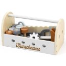 Werkzeugkoffer personalisiert aus Holz * Werkzeugkasten...