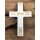 Taufkreuz Kreuz zur Taufe mit Namen graviert und personalisiert Taufsymbol Fisch