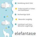 Personalisiertes Schnuffeltuch weiches Kuscheltuch mit Name Bestickt Schnuffeltier Schlafhilfe Tr&ouml;ster Geschenk zur Geburt Affe braun