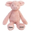 Schwein Stofftier mit Name und Geburtsdatum personalisiert Kuscheltier Schweinchen