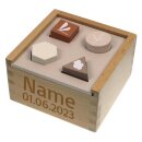 Formenspiel Sortierbox aus Holz mit Namen und...