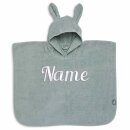 Baby Badeponcho mit Name bestickt Poncho aus Frottee...