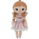 Personalisierte Stoffpuppe Ballerina mit Name bedruckt...