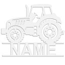 Personalisierter 3D Schriftzug individuelles Namensschild 25cm H&ouml;he T&uuml;rschild Wanddekoration Kinderzimmer Acryl Traktor
