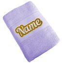 Besticktes Badetuch Badehandtuch aus 100% Baumwolle mit Glitzer und Name personalisiert Bestickt &hellip; 