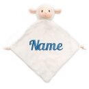 Personalisiertes Schnuffeltuch weiches Kuscheltuch mit Name Bestickt Schnuffeltier Schlafhilfe Tr&ouml;ster Geschenk zur Geburt Schaf